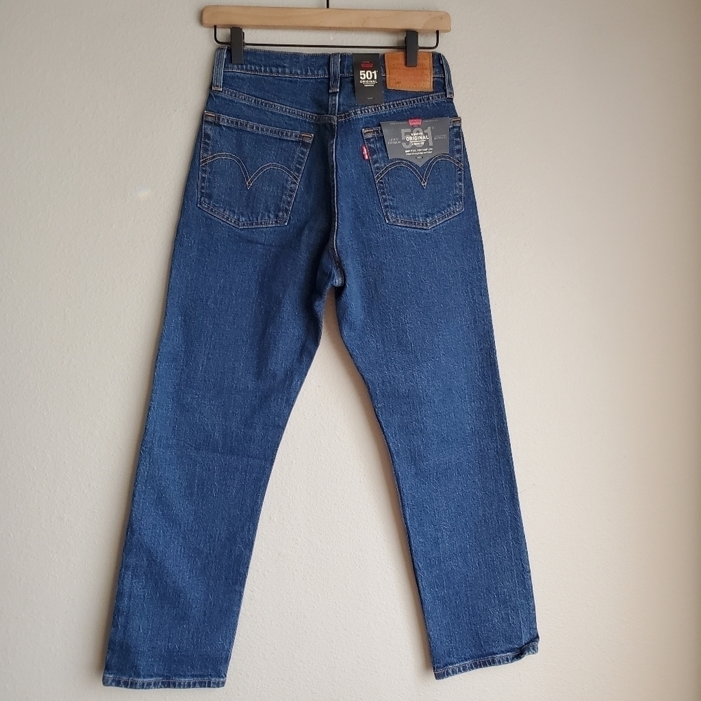 Levi's 501 Crop in Charleston Vision size 26 NWT - Picture 4 of 8